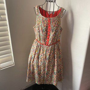 Miss Me orange streaked dress Size L